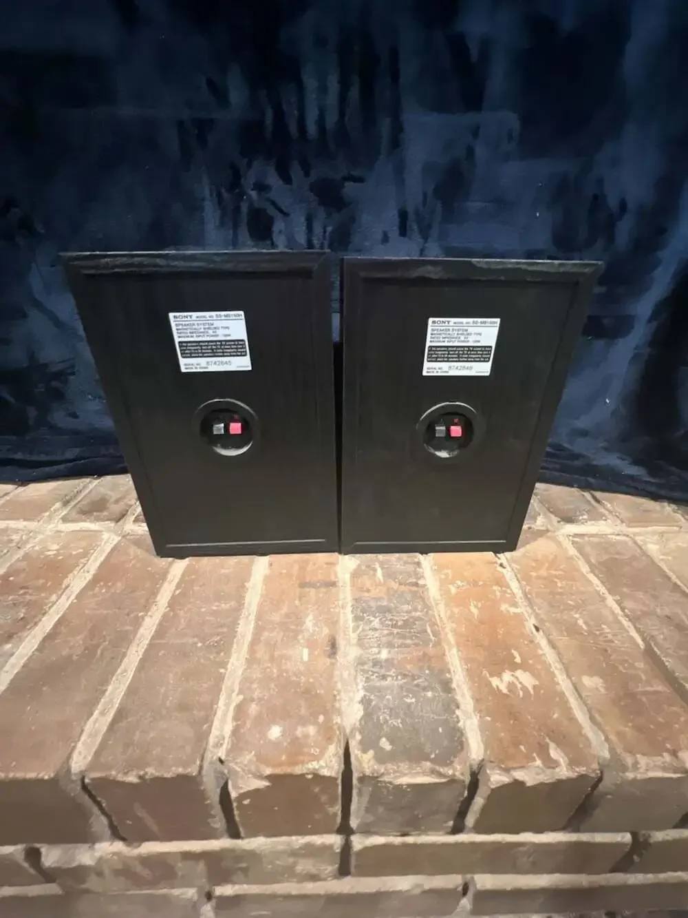 Sony SS-MB150H Stereo Bookshelf Speakers Pair 120W TESTED WORKING